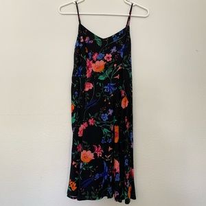 Black and floral dress